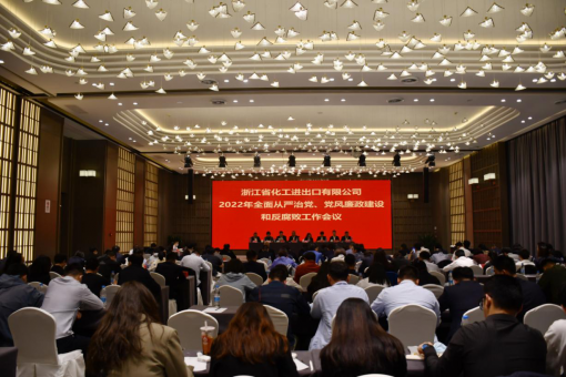 浙江化工召開2022年全面從嚴(yán)治黨、黨風(fēng)廉政建設(shè)和反腐敗工作會議